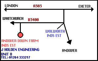 MAP TO HOLDEN ENGINEERING