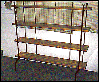 VIEW OFF STEEL FRAM WALL UNIT